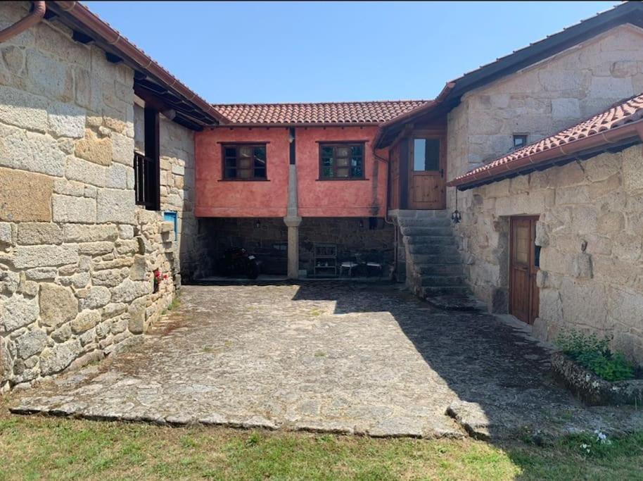 Casa De Campo Con Piscina, Entera O Por Habitaciones Amoeiro Esterno foto