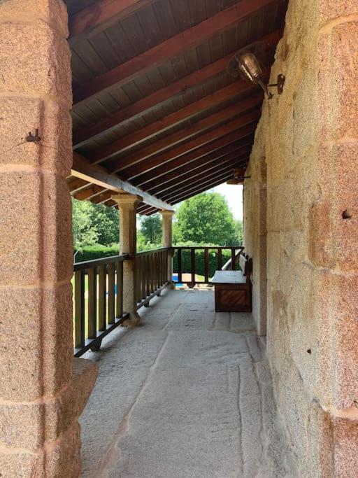 Casa De Campo Con Piscina, Entera O Por Habitaciones Amoeiro Esterno foto